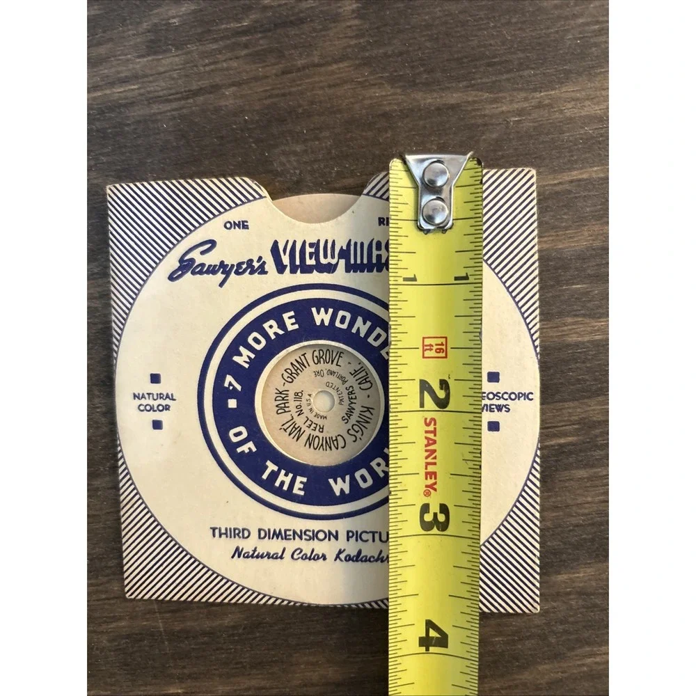 Lot Of 10 Vintage Sawyer's View Master Reels, 7 More Wonders Of The World